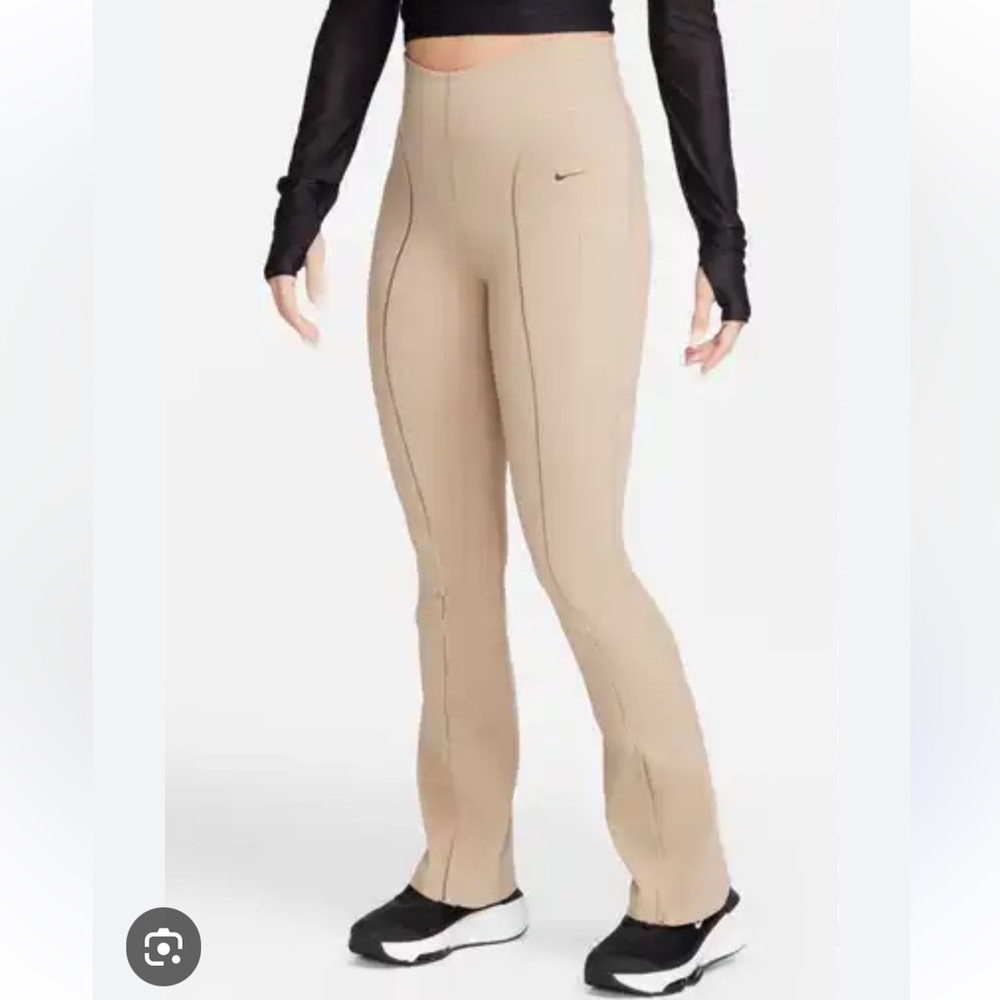 NIKE Futuremove Dri-Fit High-Waisted Pants in Khaki